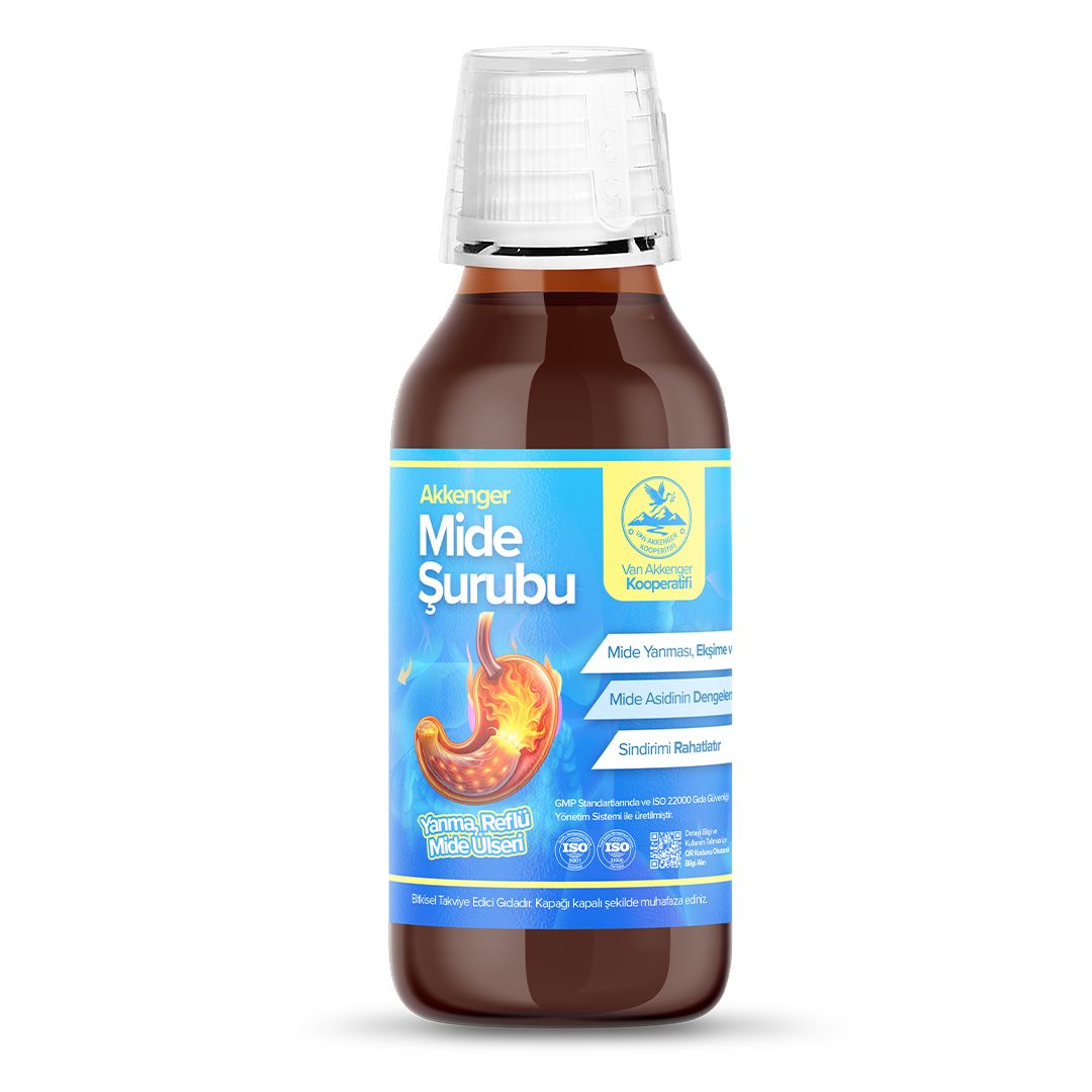 Akkenger Mide Şurubu şişesi